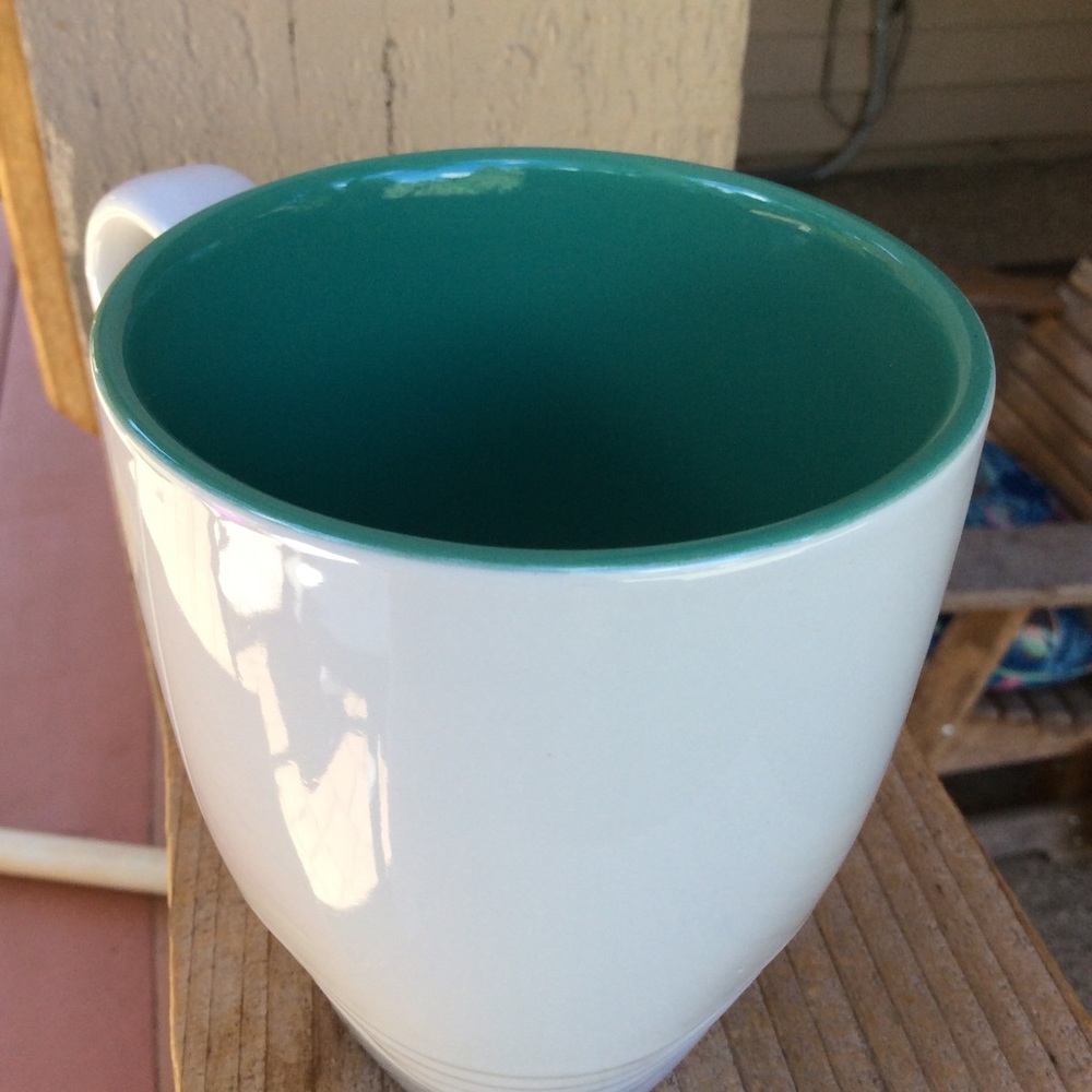 Dean Crouser hummingbird mug green lining - Picture 2 of 3